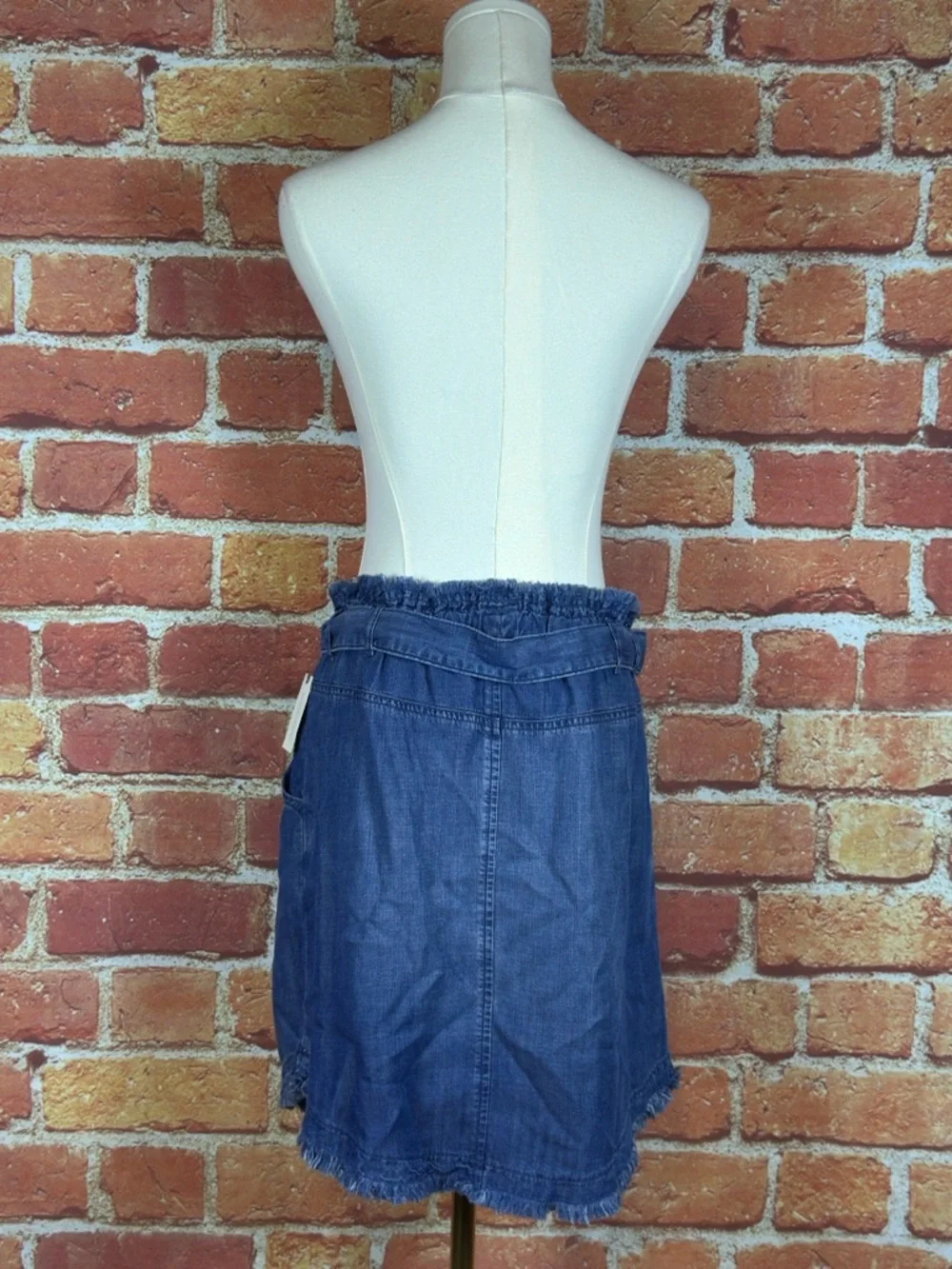 Cloth & Stone 100% Tencel Blue Midi Skirt Size Medium - Picture 5 of 15
